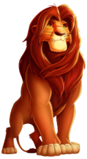 Simba Disney character adult